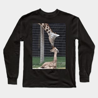 Giraffe and calf Long Sleeve T-Shirt